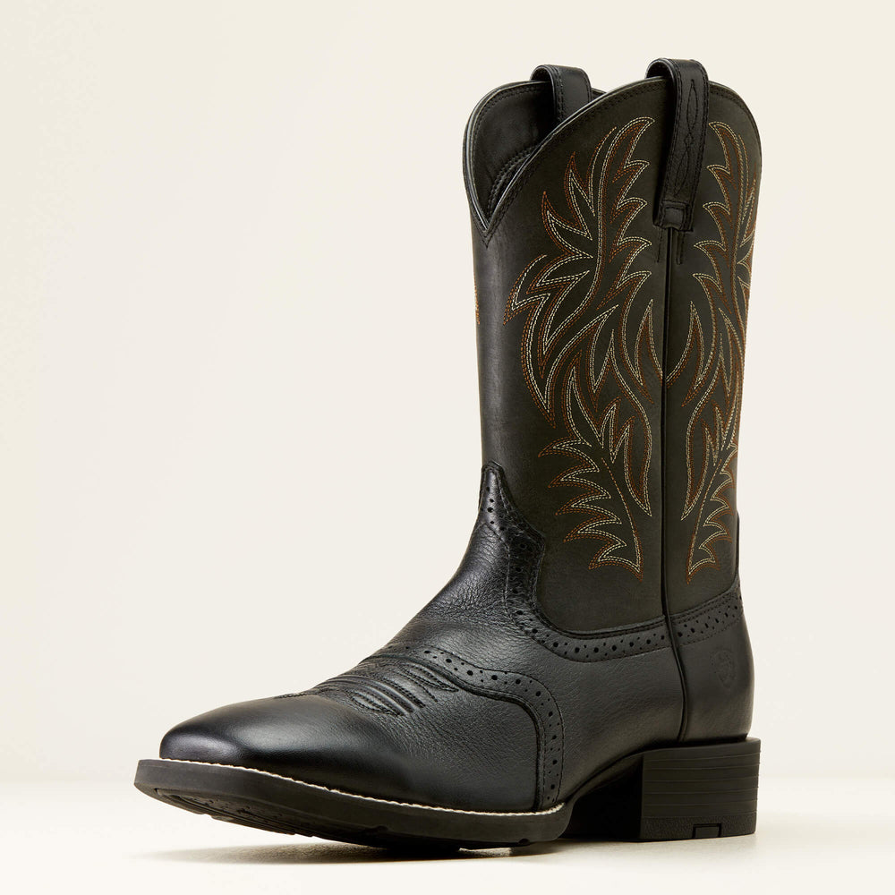 Men Sport Western Wide Square Toe Cowboy Boot | Ariat on sale