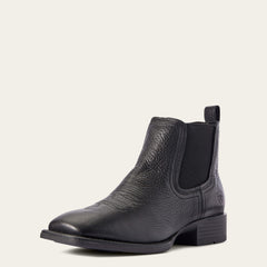 Men Booker Chelsea Wide Square Toe Western Boot | Ariat