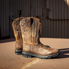 Men Sierra Shock Shield Patriot Work Boot | Ariat