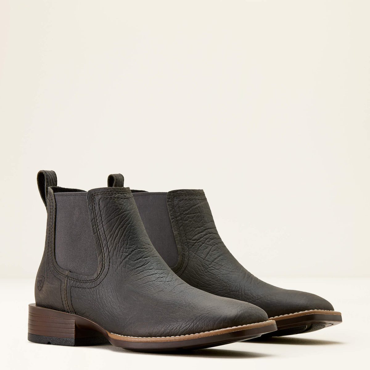 Men Booker Chelsea Wide Square Toe Western Boot | Ariat Discount
