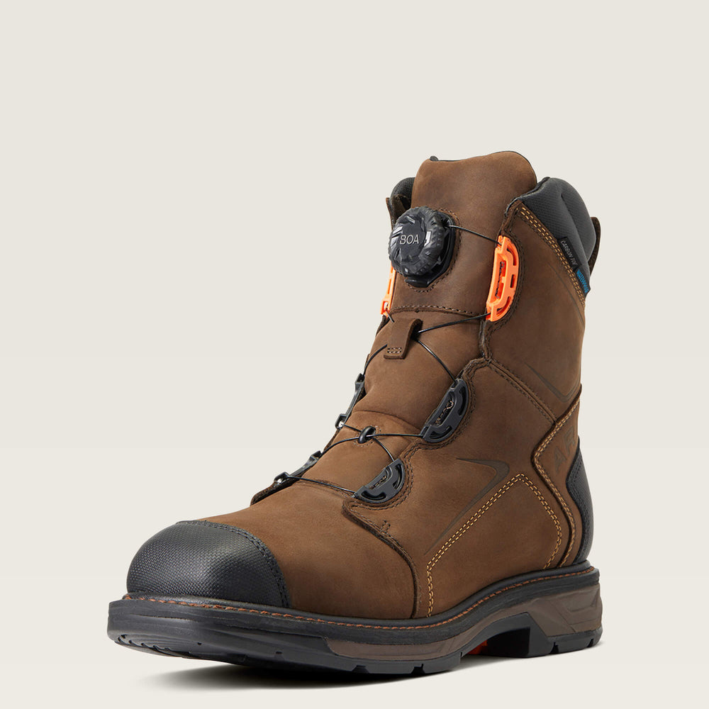 Men WorkHog XT 8" BOA Waterproof Carbon Toe Work Boot | Ariat