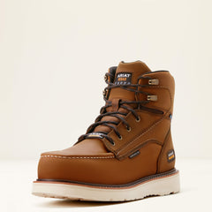 Men Rebar Wedge Moc Toe 6" Waterproof Composite Toe Work Boot | Ariat near me