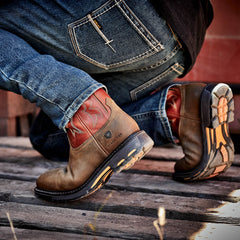Men WorkHog Wide Square Toe Steel Toe Work Boot | Ariat for sale
