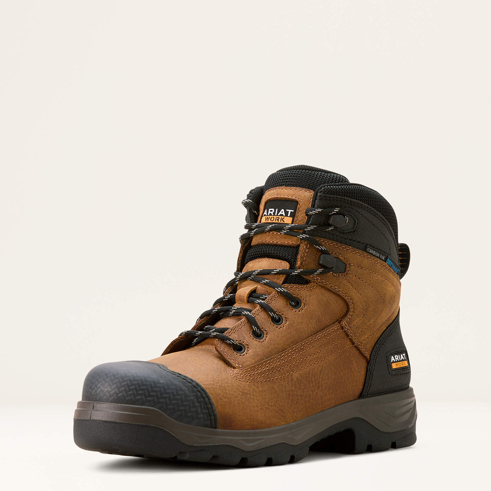 Men Turbo Duratread XTR 6" Waterproof Carbon Toe Work Boot | Ariat