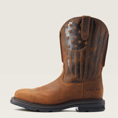 Men Sierra Shock Shield Patriot Steel Toe Work Boot | Ariat near me