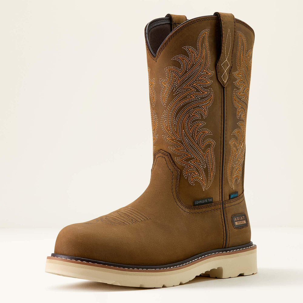 Men Activator Argo Waterproof Round Toe Composite Toe Work Boot | Ariat