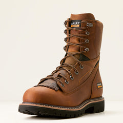 Men Longview Shock Shield 8" Waterproof Work Boot | Ariat on sale