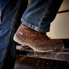 Men Turbo 6" USA Assembled Waterproof Carbon Toe Work Boot | Ariat us