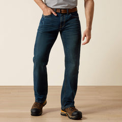 Men Men's Low Rise, Bootcut Work Pants - Rebar Denim | Ariat