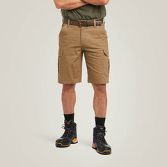 Men Rebar DuraStretch Made Tough Cargo 11" Short | Ariat us