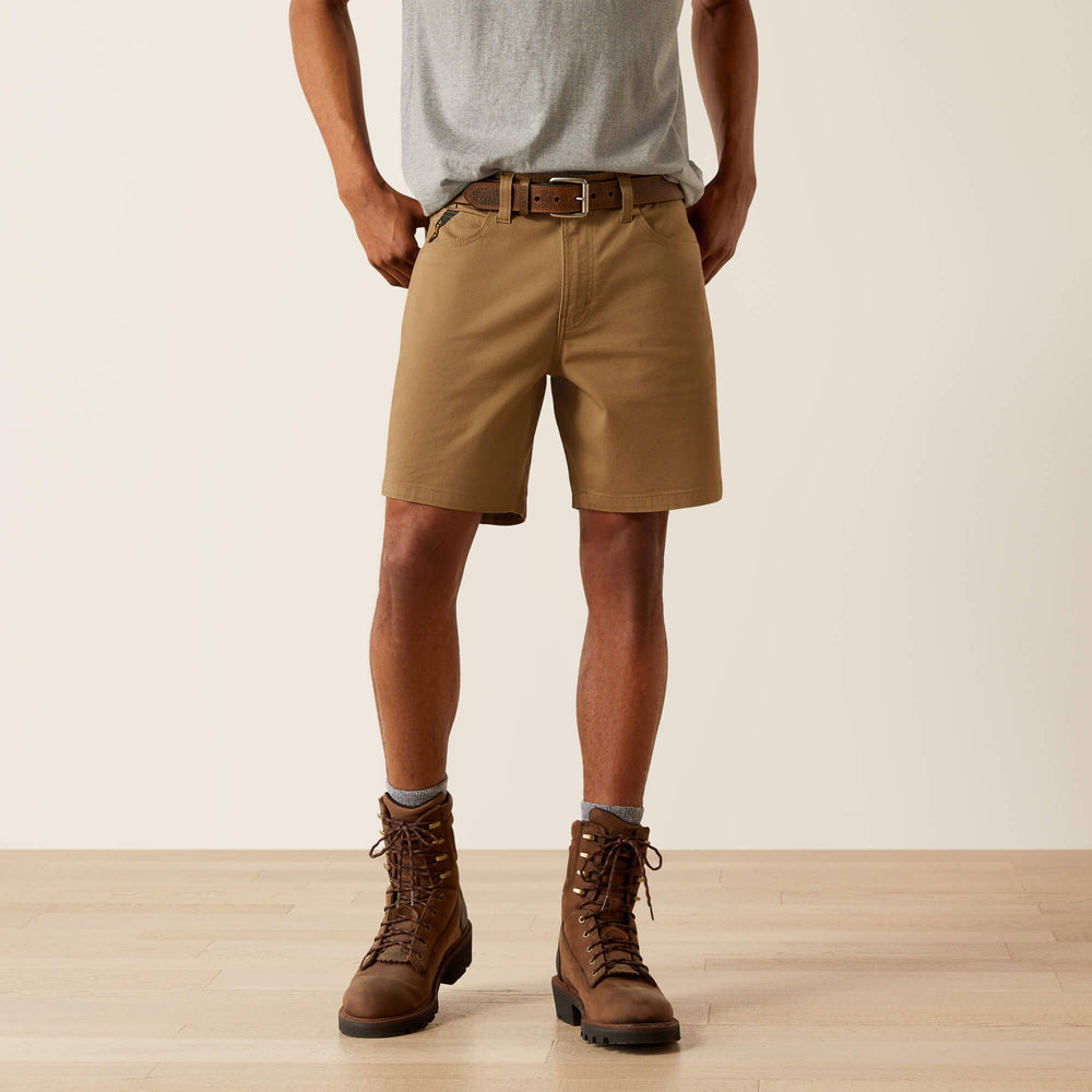 Men Rebar DuraStretch Made Tough 8" Short | Ariat