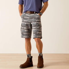 Men Rebar DuraStretch Made Tough Cargo 11" Short | Ariat near me