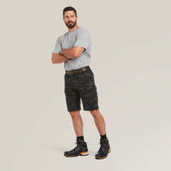 Men Rebar DuraStretch Made Tough Cargo 11" Short | Ariat Outlet