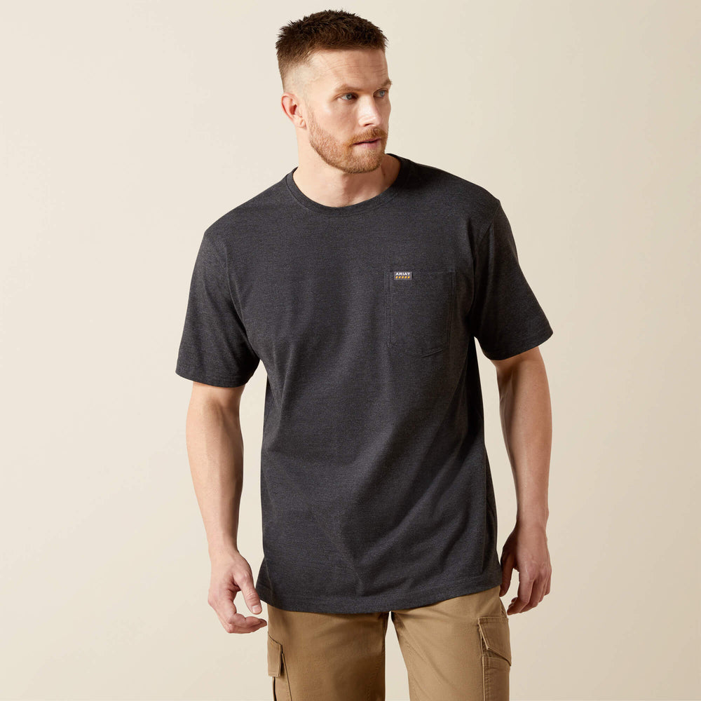 Men Rebar Cotton Strong Standard Pocket T-Shirt | Ariat Online