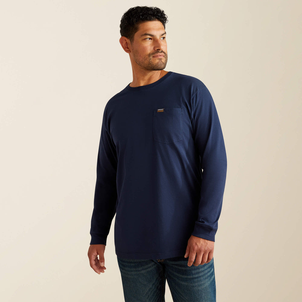 Men Rebar Cotton Strong Standard Pocket T-Shirt | Ariat Discount