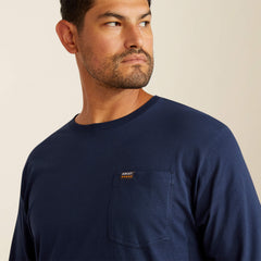Men Rebar Cotton Strong Standard Pocket T-Shirt | Ariat Discount