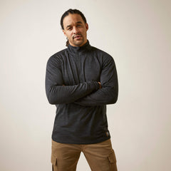 Men Rebar Gridwork Baselayer 1/4 Zip T-Shirt | Ariat us
