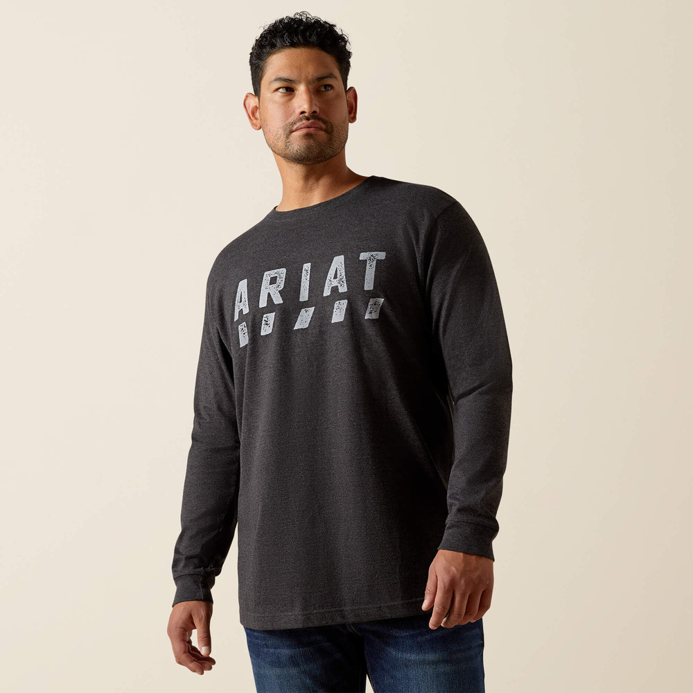 Men Rebar Cotton Strong Logo T-Shirt | Ariat Discount