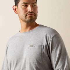 Men Rebar Cotton Strong Standard Pocket T-Shirt | Ariat us