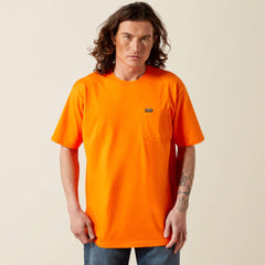Men Rebar Cotton Strong Standard Pocket T-Shirt | Ariat