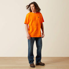 Men Rebar Cotton Strong Standard Pocket T-Shirt | Ariat