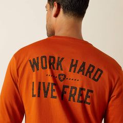 Men Rebar Cotton Strong WHLF T-Shirt | Ariat us
