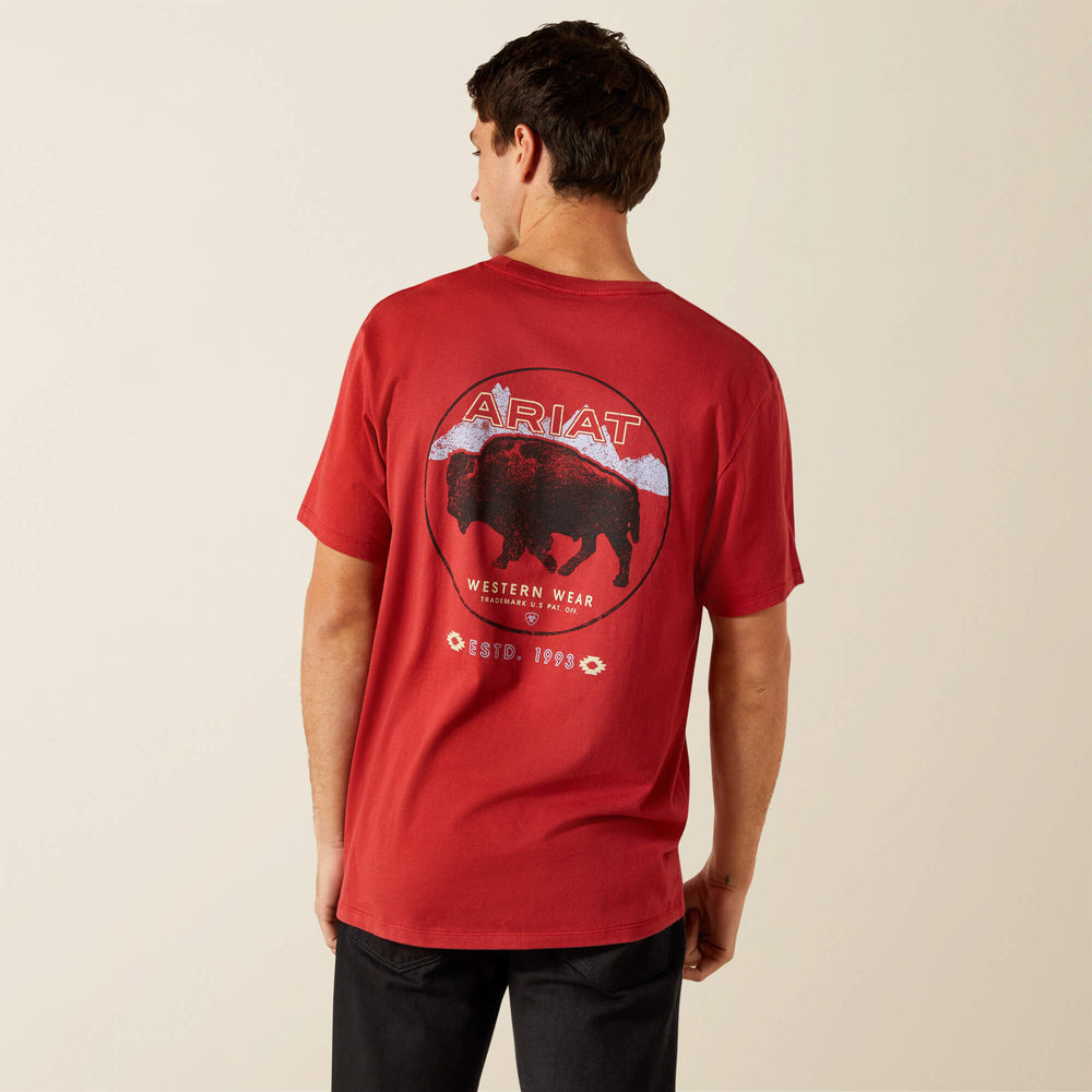 Men Ariat Patriot Buffalo Coin T-Shirt | Ariat Outlet