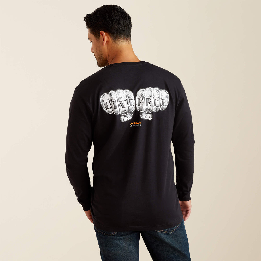 Men Rebar Cotton Strong Bare Knuckle T-Shirt | Ariat for sale