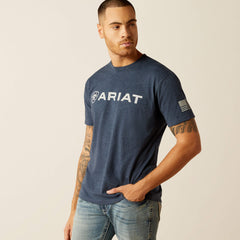 Men Ariat Shield Flag T-Shirt | Ariat us