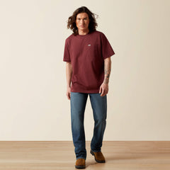 Men Rebar Cotton Strong Standard Pocket T-Shirt | Ariat us