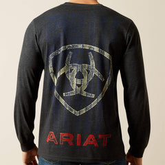 Men Ariat Stamped Freedom Classic Fit Long Sleeve T-Shirt | Ariat near me