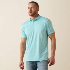 Men Jacquard Printed Fitted Polo | Ariat us