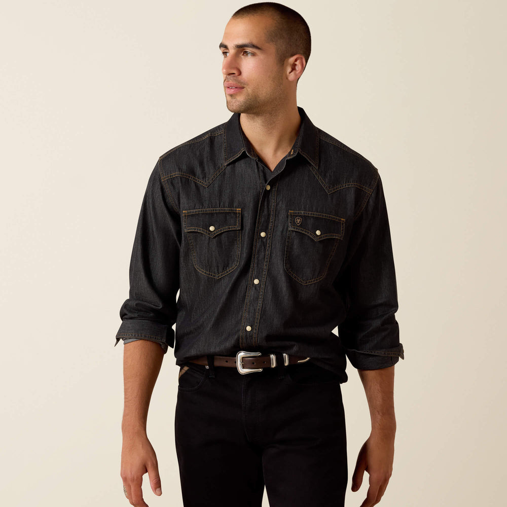 Men Retro Halford Fitted Snap Shirt | Ariat Online