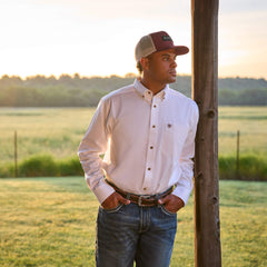 Men Solid Twill Classic Fit Shirt | Ariat Outlet