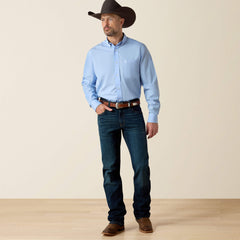 Men Wrinkle Free Solid Classic Fit Shirt | Ariat for sale