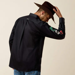 Men Team Logo Twill Classic Fit Shirt | Ariat Outlet