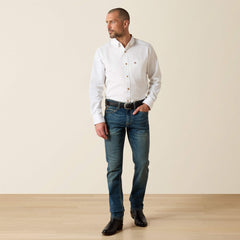 Men Solid Twill Fitted Shirt | Ariat for sale