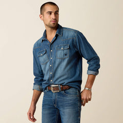 Men|Trends Denim Retro Fit Shirt | Ariat Online