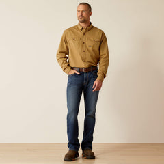 Men Rebar Washed Twill Work Shirt | Ariat us