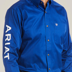 Men Team Logo Twill Fitted Shirt | Ariat on sale