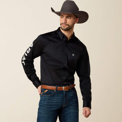 Men Team Logo Twill Fitted Shirt | Ariat for sale