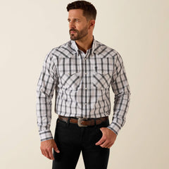 Men Wrinkle Free Ari Fitted Snap Shirt | Ariat Discount