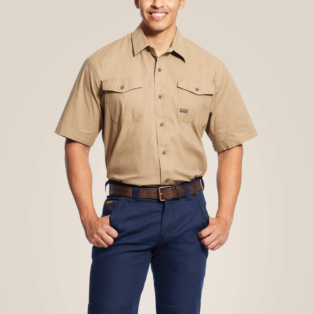 Men Rebar Made Tough DuraStretch Work Shirt | Ariat us