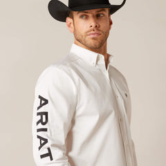 Men Team Logo Twill Classic Fit Shirt | Ariat for sale