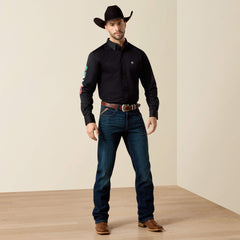 Men Team Logo Twill Fitted Shirt | Ariat