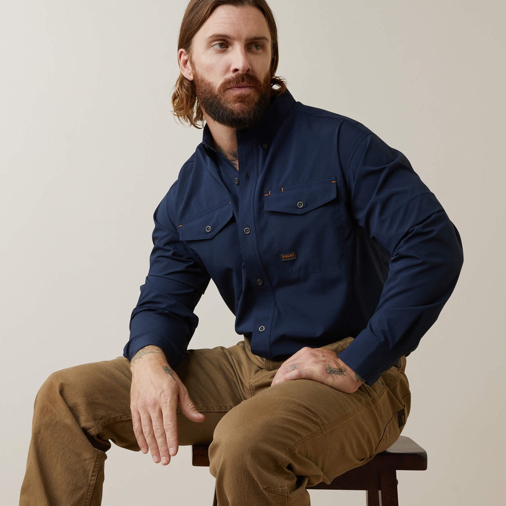 Men Rebar Made Tough VentTEK DuraStretch Work Shirt | Ariat us
