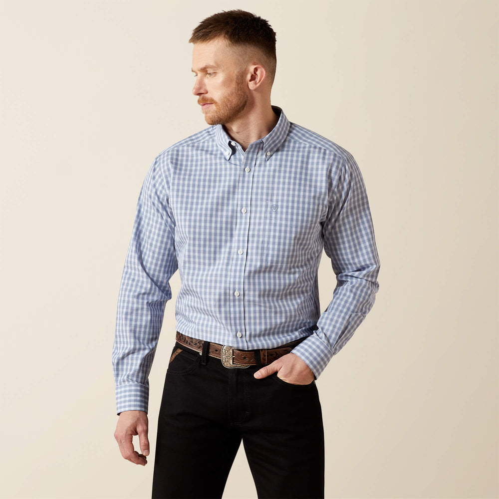 Men Wrinkle Free Brett Fitted Shirt | Ariat Discount