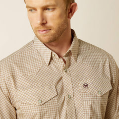 Men Wrinkle Free Eddie Fitted Shirt | Ariat Outlet