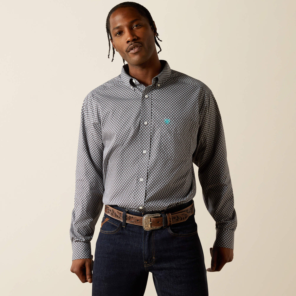 Men Wrinkle Free Caleb Classic Fit Shirt | Ariat us