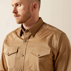 Men Solid Twill Fitted Shirt | Ariat Discount
